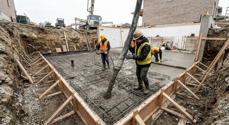 Basement Concrete Installation in Redford, MI