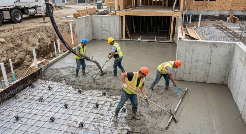 Basement Concrete Installation in Southgate, MI