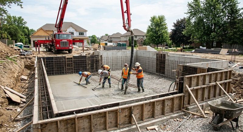 Basement Concrete Pouring in Plymouth, MI