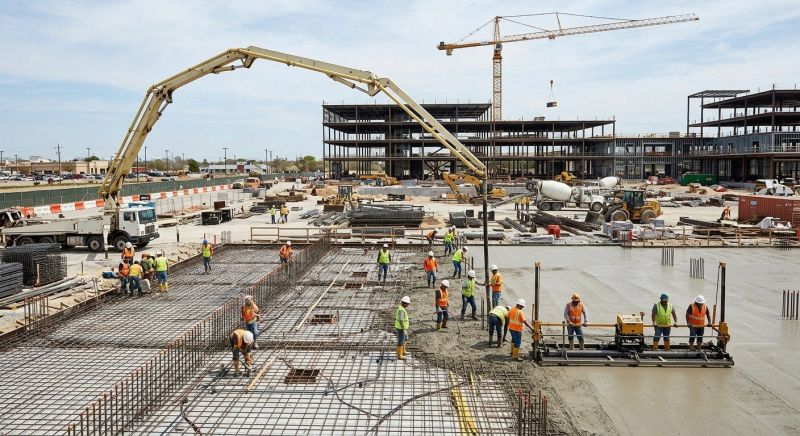 Commercial Slab Construction in Lincoln Park, MI