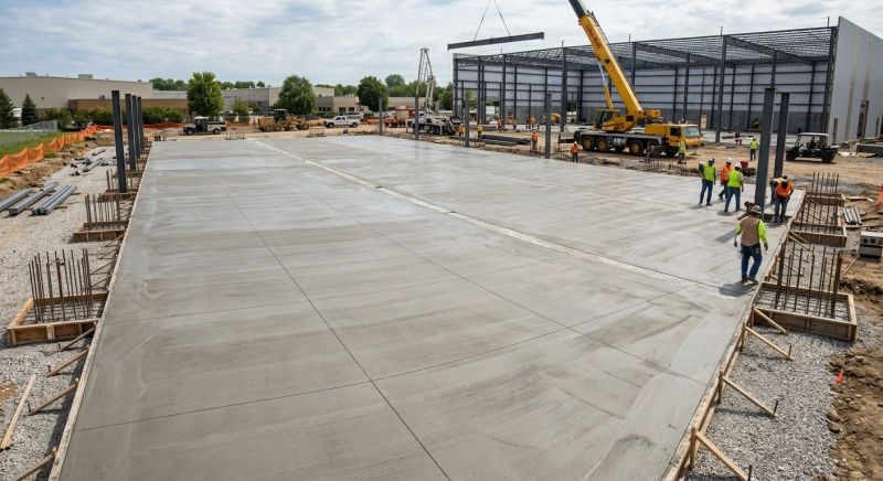 Commercial Slab Construction in Romulus, MI