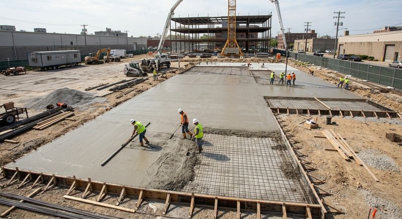 Commercial Slab Construction in Trenton, MI