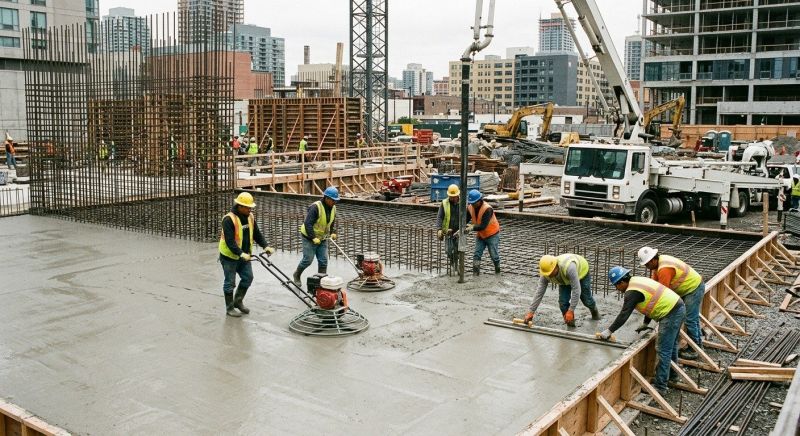 Commercial Slab Installation in Madison Heights, MI
