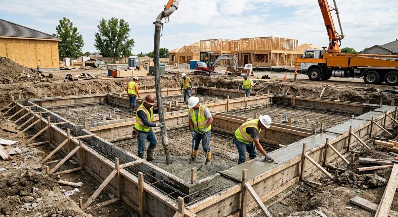 Concrete Foundation Installation in Ferndale, MI
