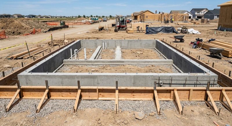 Concrete Foundation Installation in Grosse Ile, MI