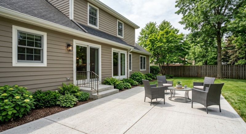 Concrete Patio Installation in Farmington, MI