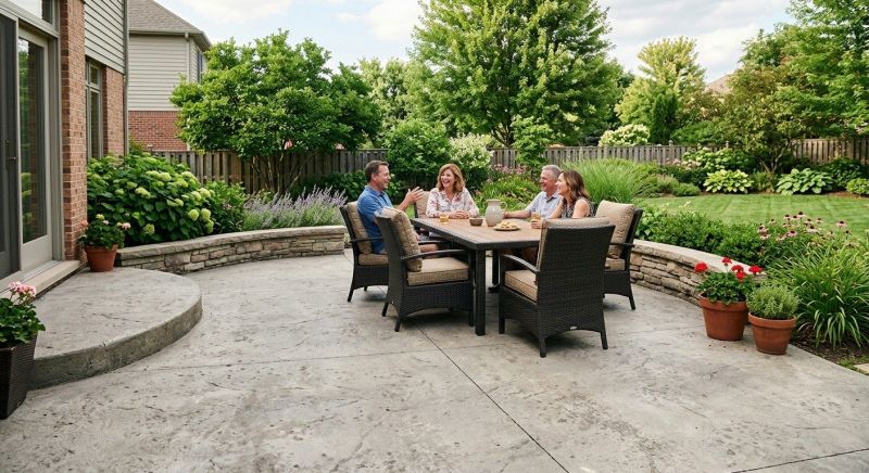 Concrete Patio Renovation in Plymouth, MI