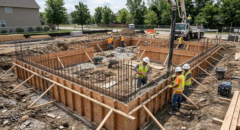 Foundation Construction in Milford, MI