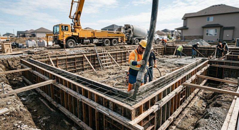 Foundation Wall Pouring in Milford, MI