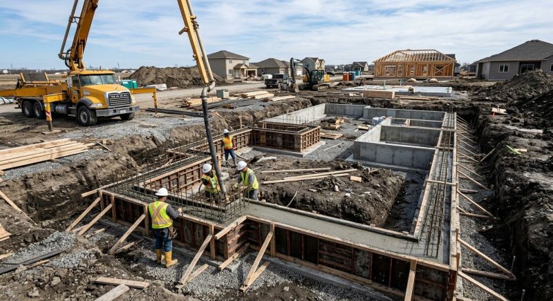 Home Foundation Installation in Milan, MI