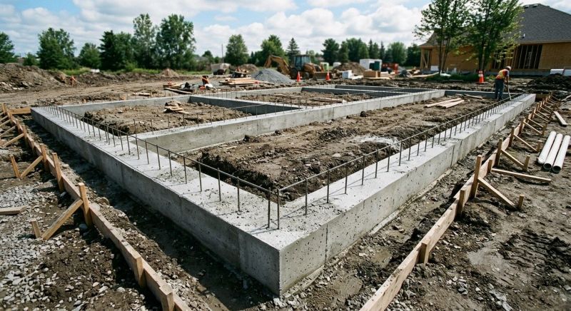 House Footing Construction in Plymouth, MI